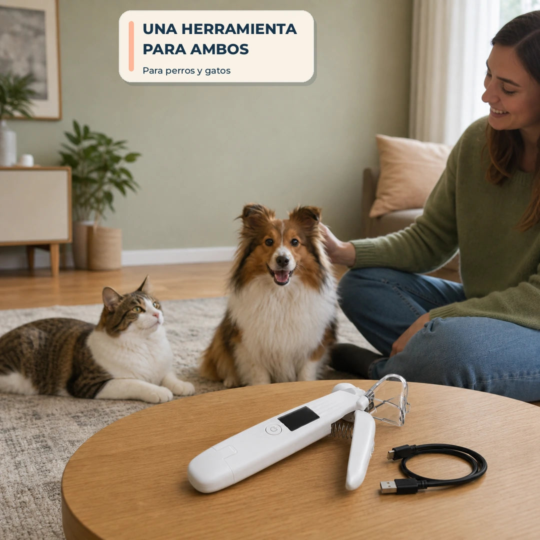 Cortauñas y pulidor para perros y gatos