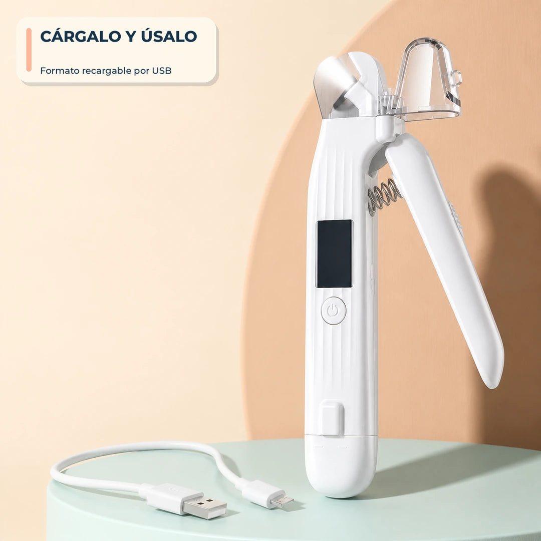 Cortauñas y pulidor recargable por USB